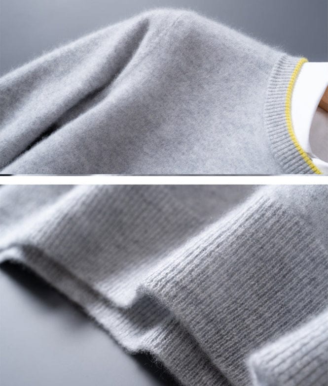 Isla Cashmere Trim Sweater