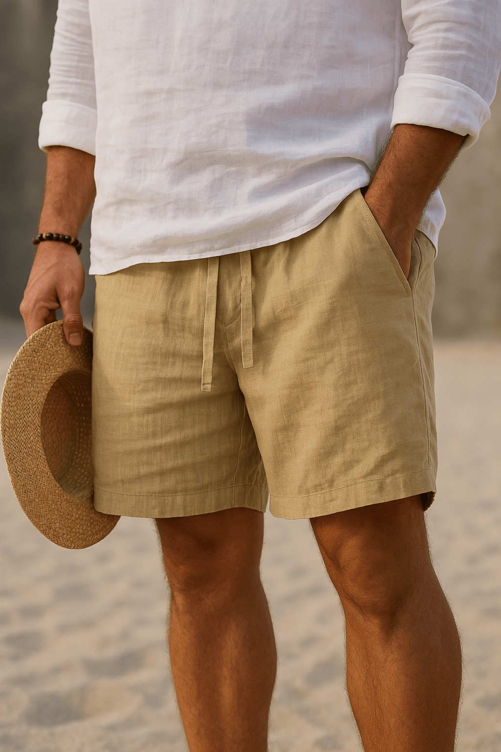 Lorenzo Cotton-Linen Trousers