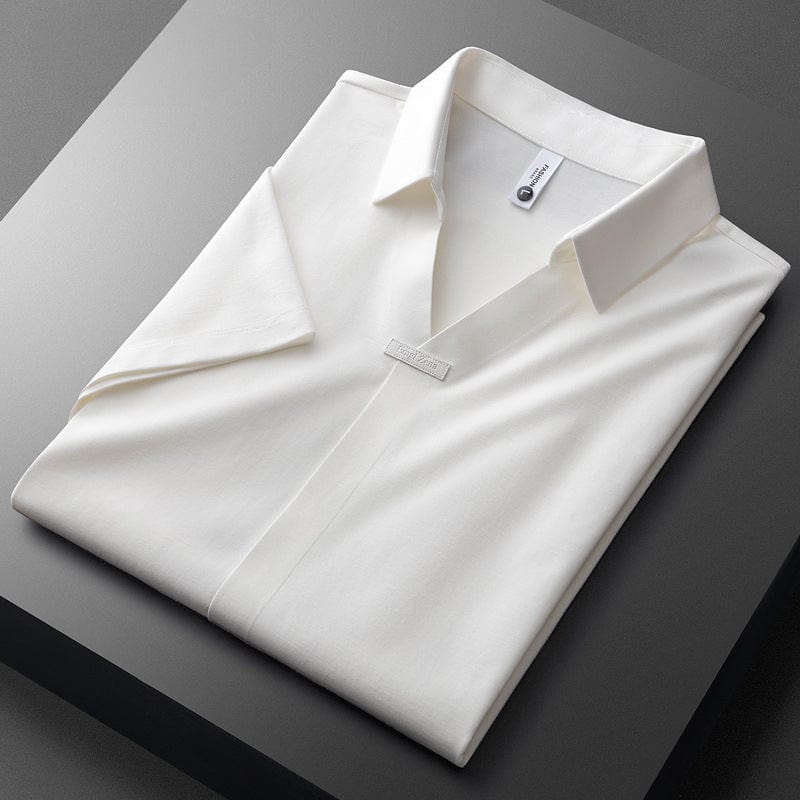 Cornelio Cotton Silk Polo Shirt