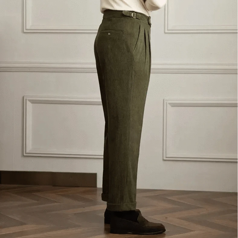 Rowan Cuffed Wale Trousers