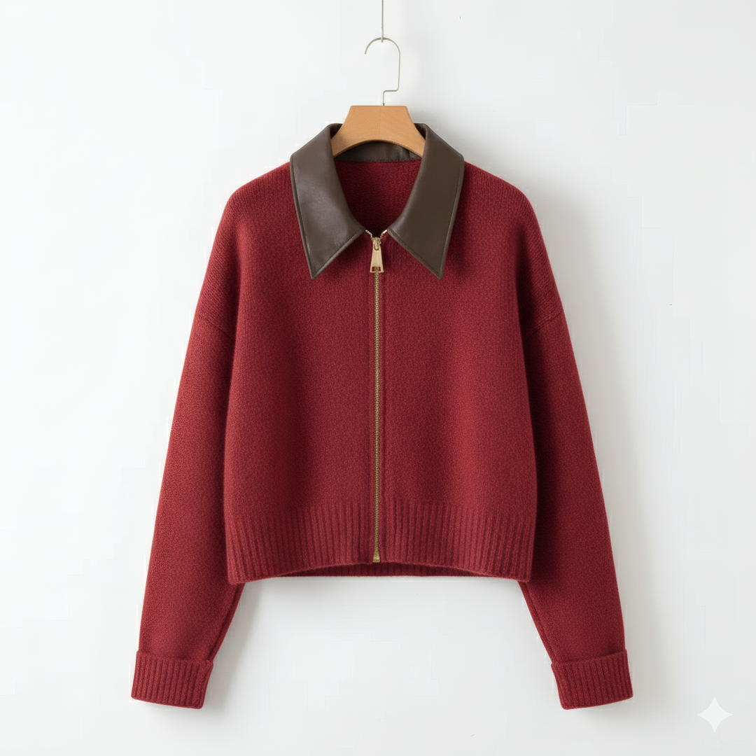 Vintage Zipper Cardigan