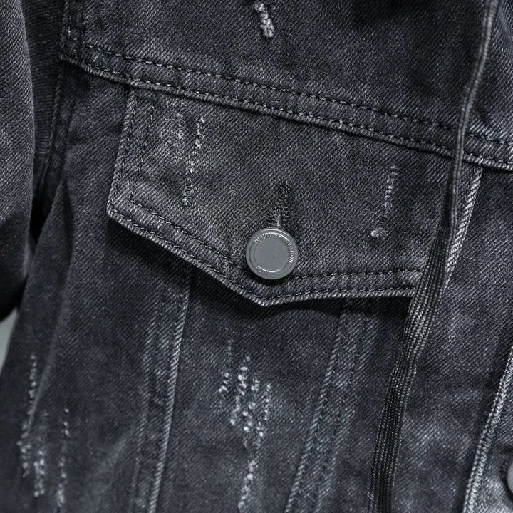 Orion Fade-Wash Puffer Trucker