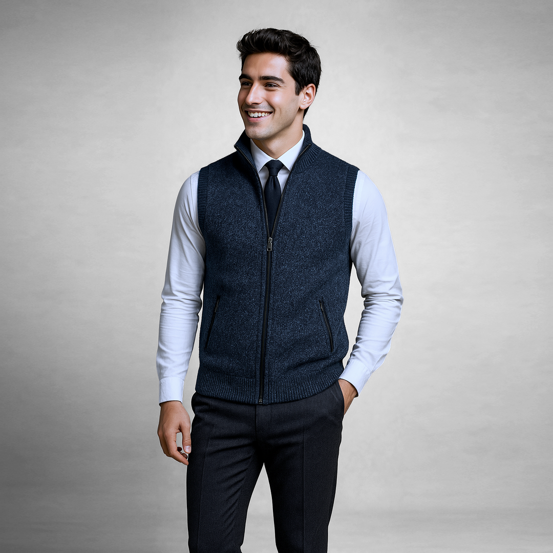 Harrison Gilet con Zip Integrale