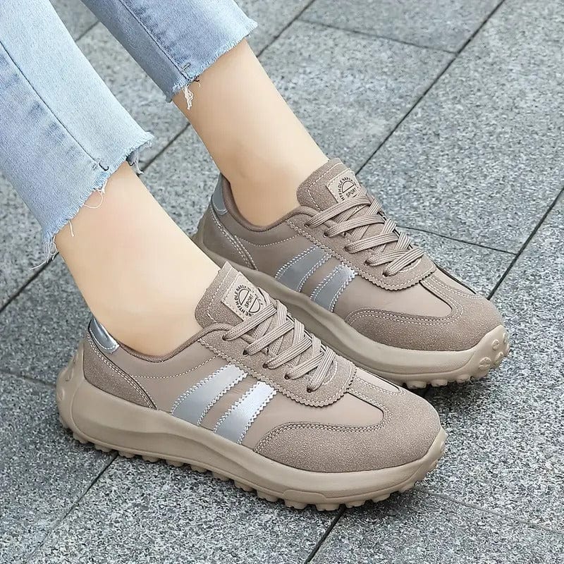 Anya Taupe Glide Sneaker