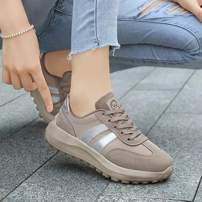 Anya Taupe Glide Sneaker