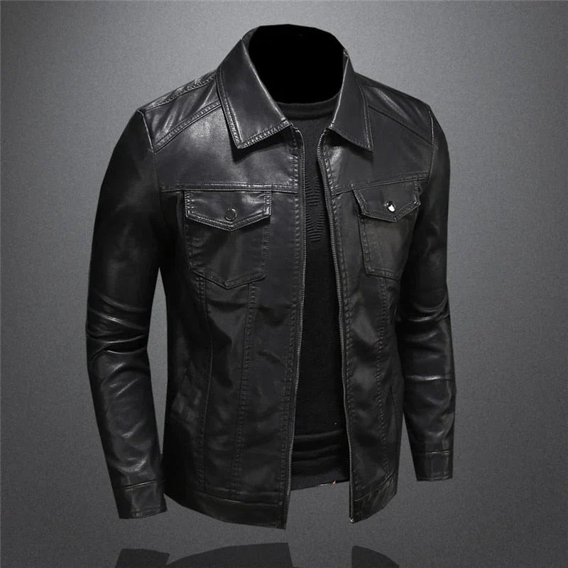 William Vintage Moto Leather Jacket