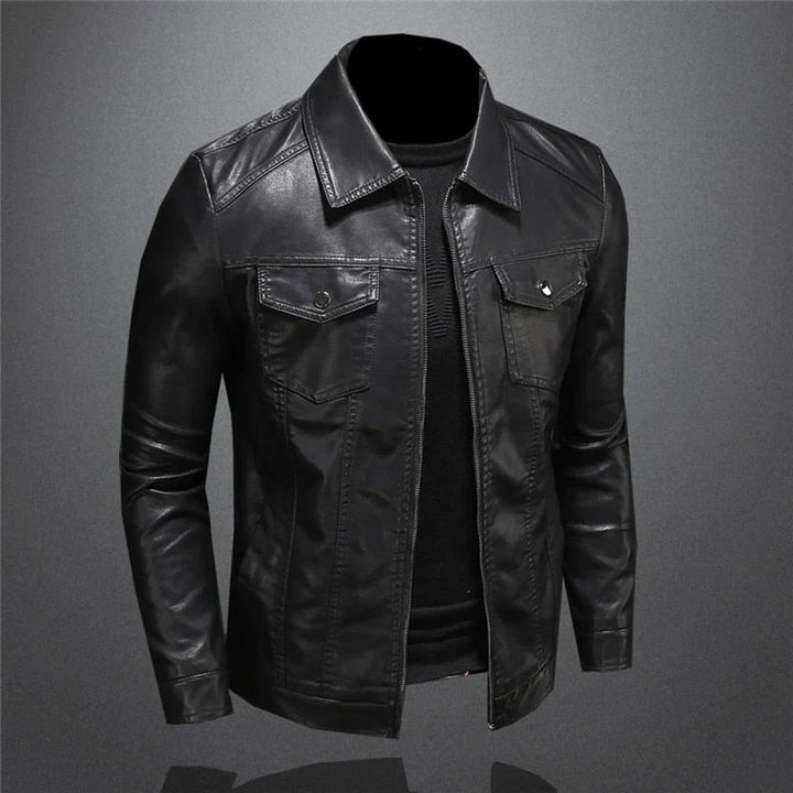 William Vintage Moto Leather Jacket
