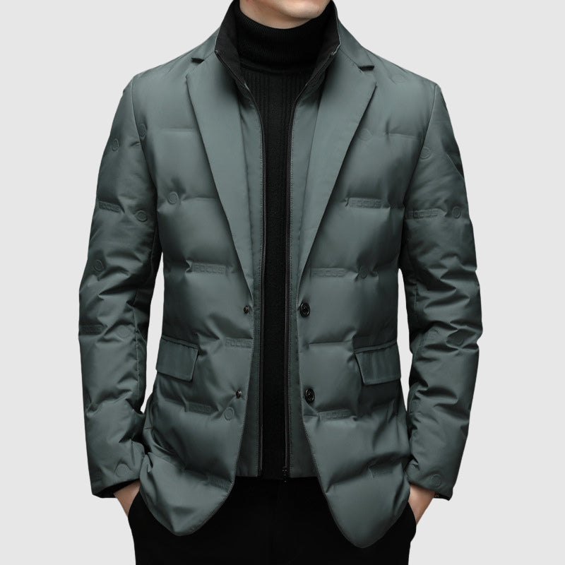 Ellis Zip-Insert Puffer Blazer