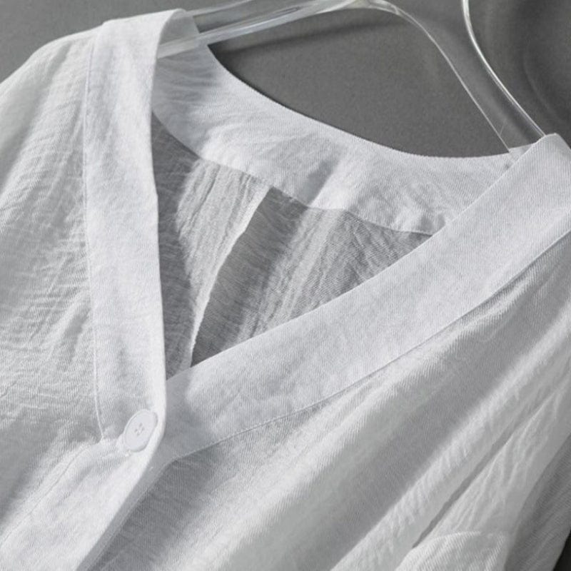 ELLA LINEN BLOUSE