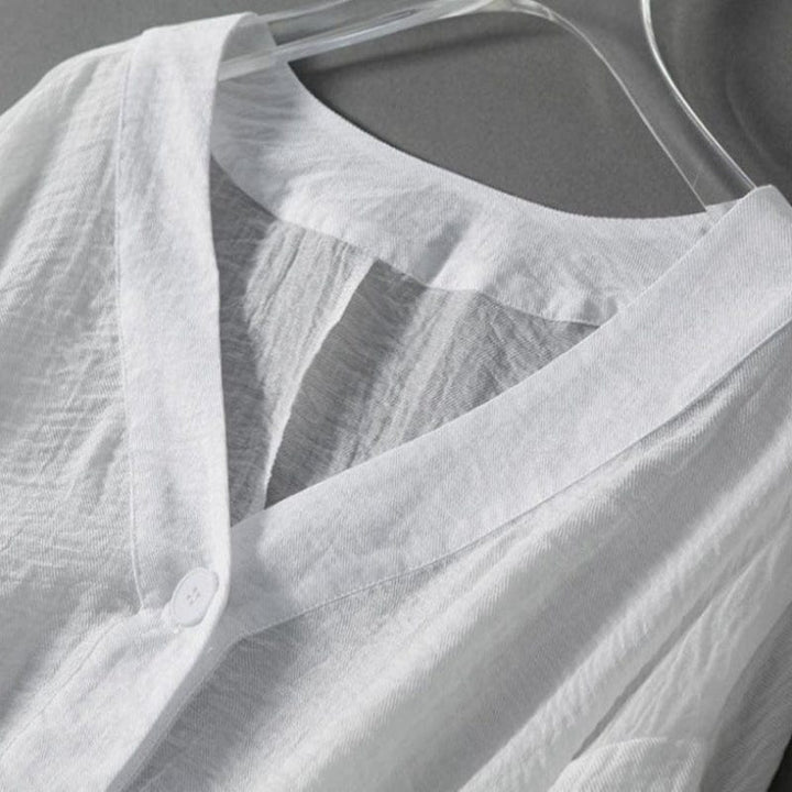 ELLA LINEN BLOUSE