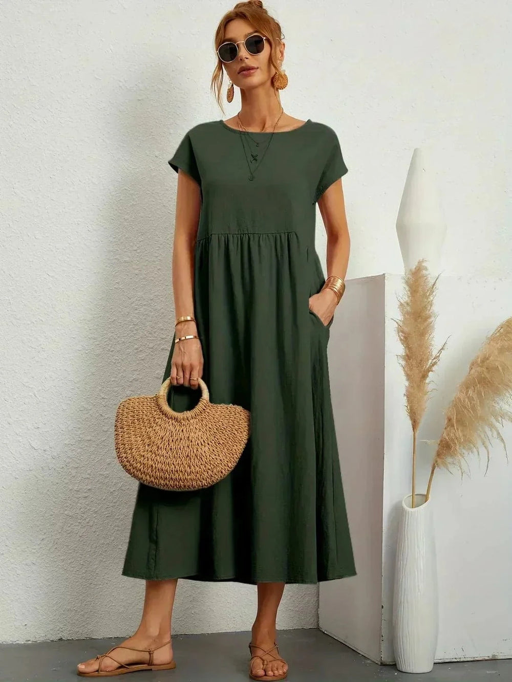 Therese Summer Dress with Pockets