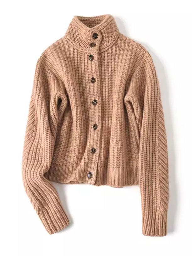 Vivienne Buttoned Cashmere Knit
