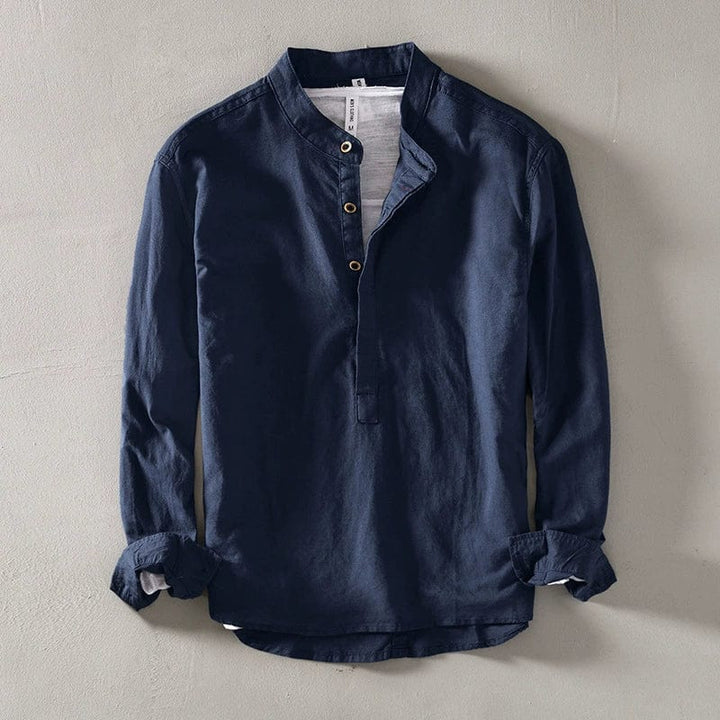 Lario Mandarin Collar Shirt