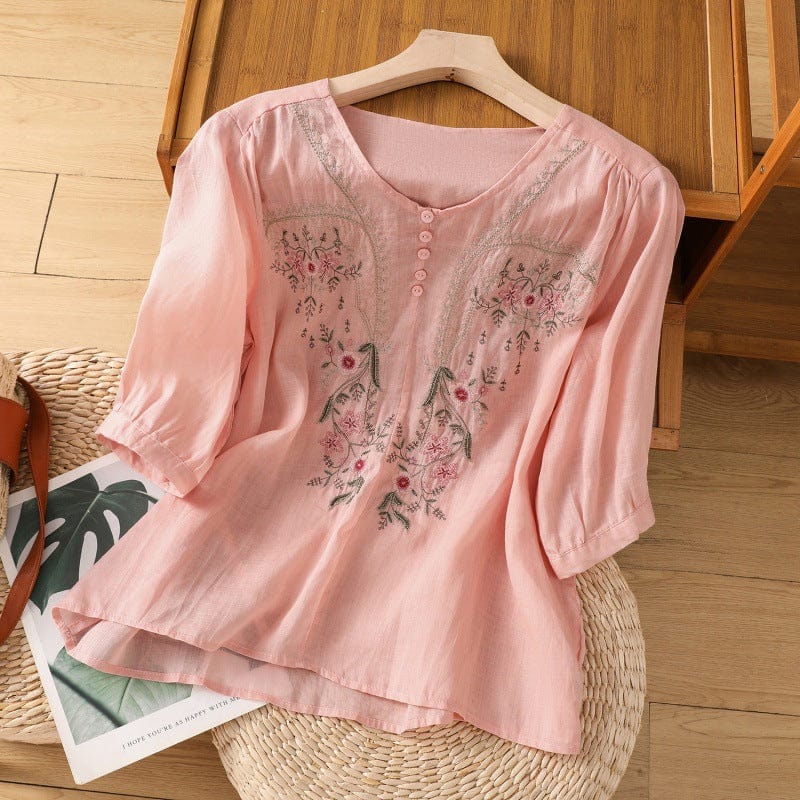 Tamsina Embroidered Relaxed Blouse