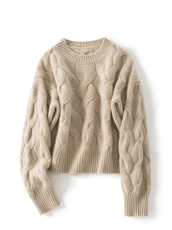Celeste Cable Cashmere Sweater