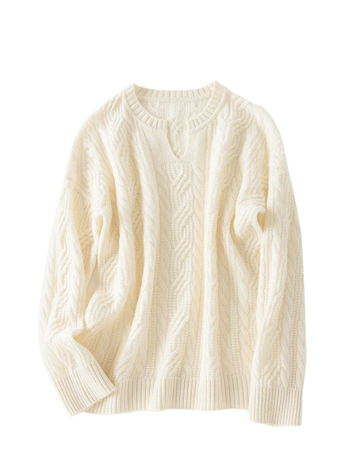 Celeste Cashmere Keyhole Sweater