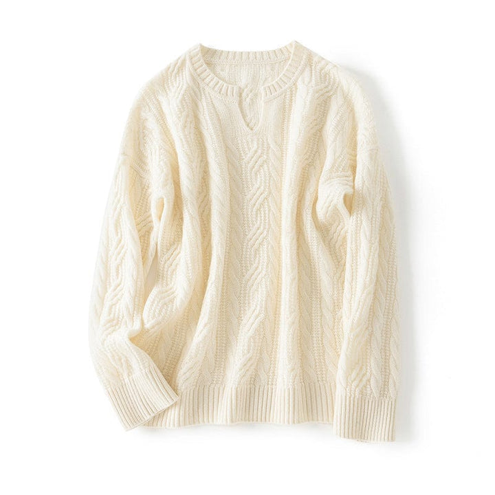 Celeste Cashmere Keyhole Sweater