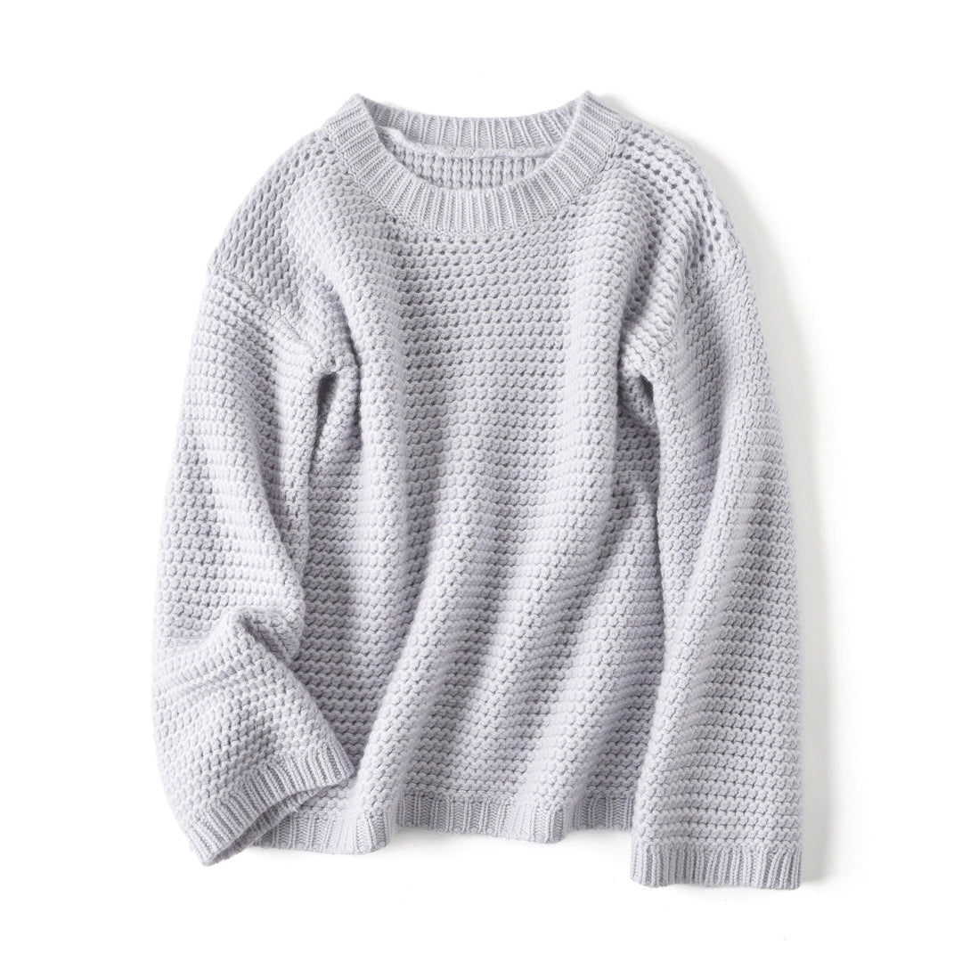 Aurora Cashmere Waffle Sweater