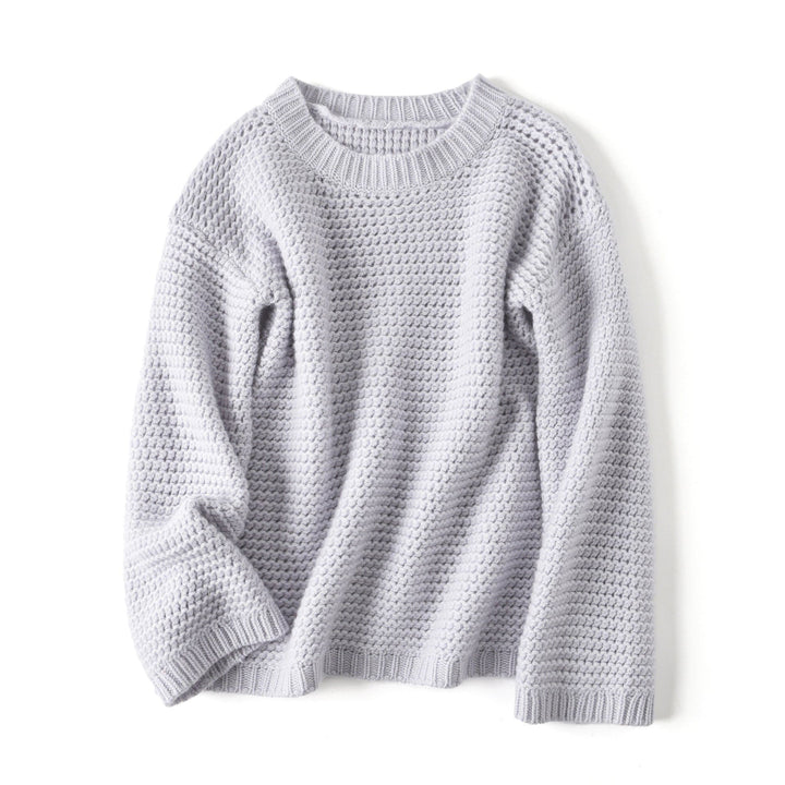 Aurora Cashmere Waffle Sweater
