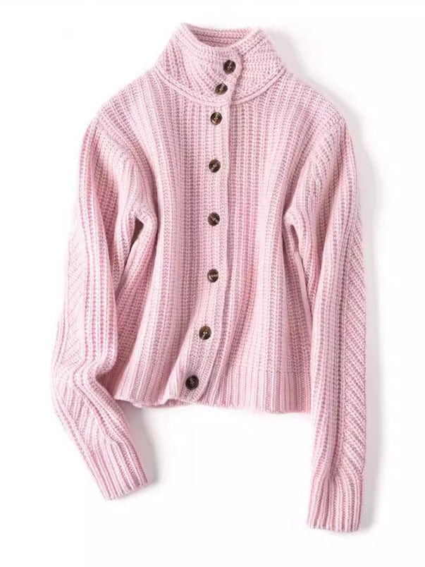 Vivienne Buttoned Cashmere Knit