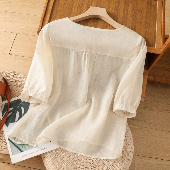 Tamsina Embroidered Relaxed Blouse
