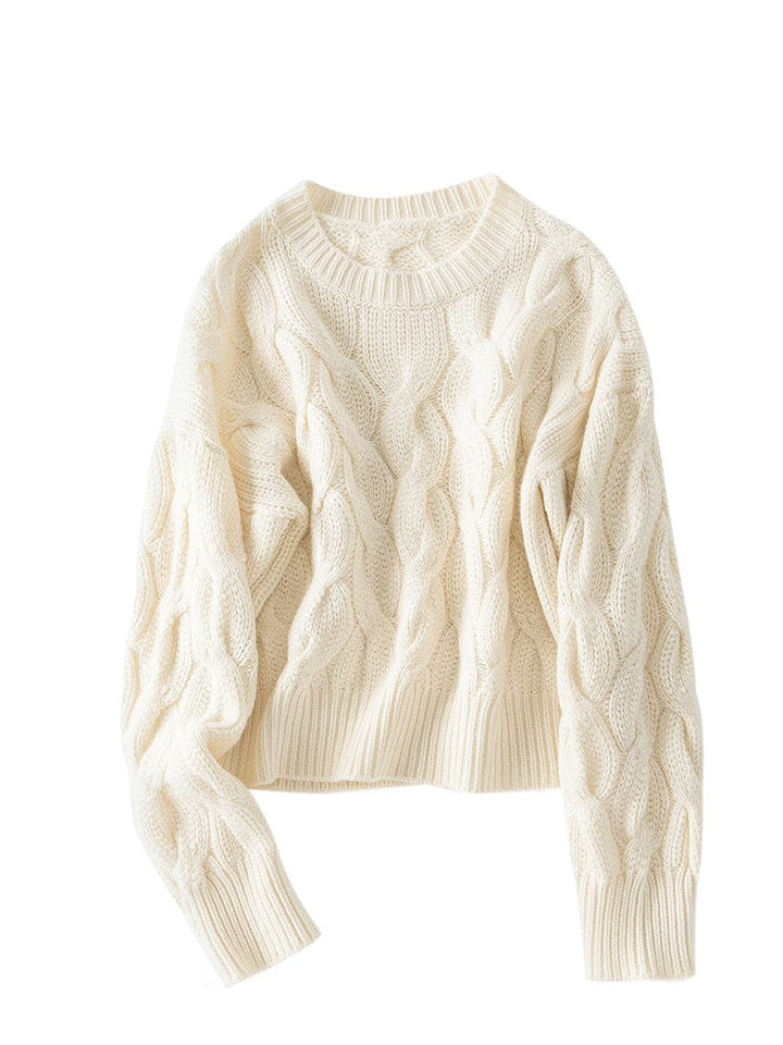 Celeste Cable Cashmere Sweater