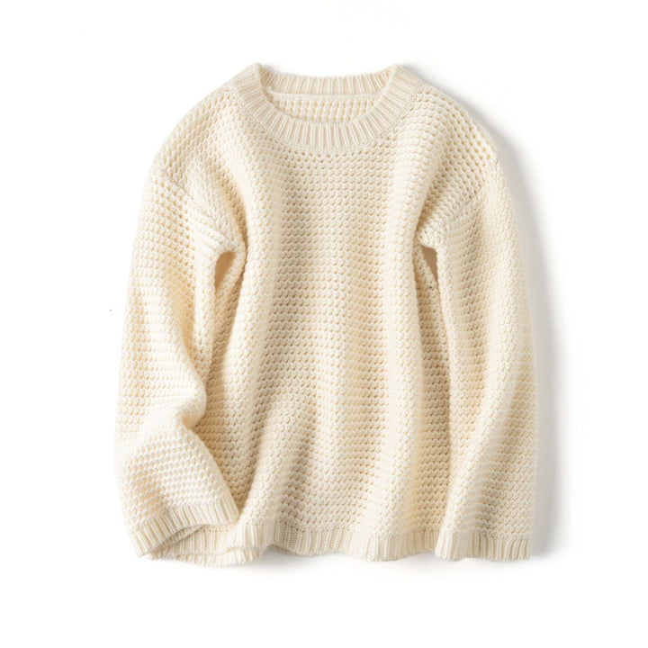 Aurora Cashmere Waffle Sweater