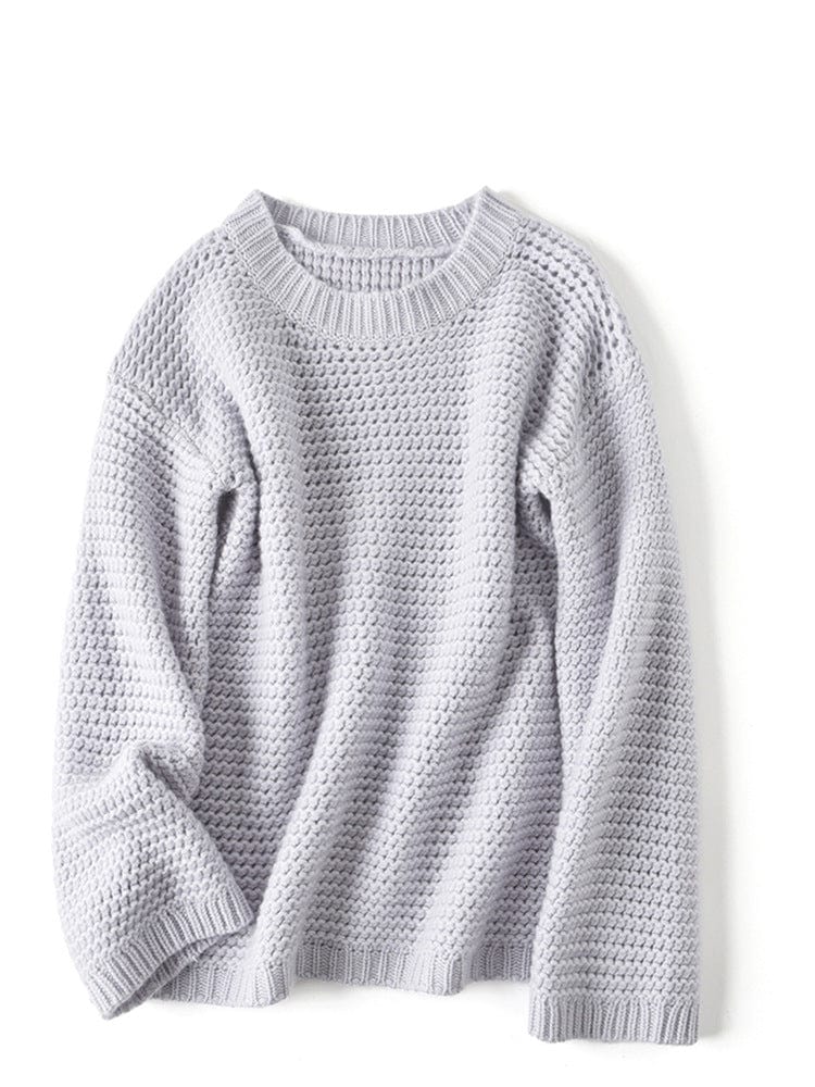 Aurora Cashmere Waffle Sweater