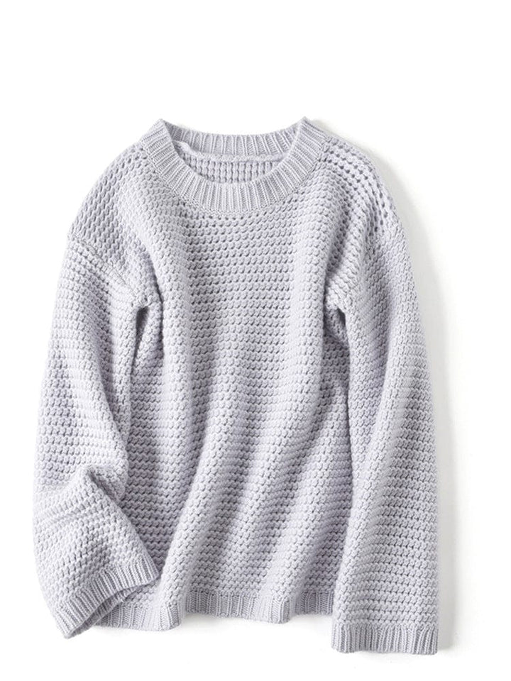 Aurora Cashmere Waffle Sweater