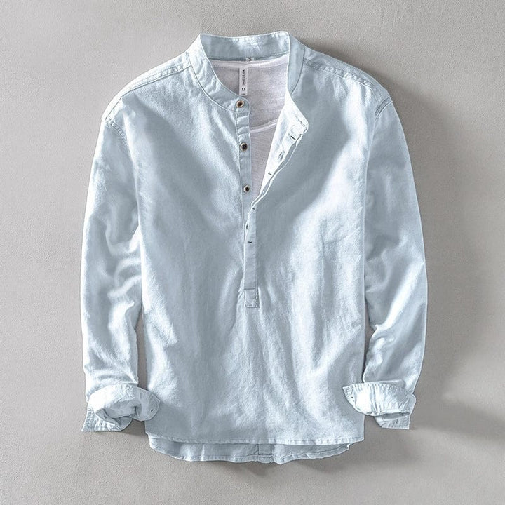 Lario Mandarin Collar Shirt