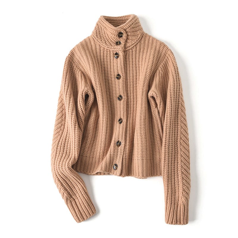 Vivienne Buttoned Cashmere Knit