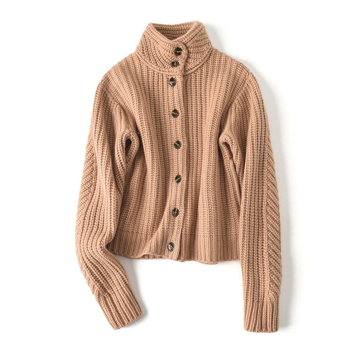 Vivienne Buttoned Cashmere Knit
