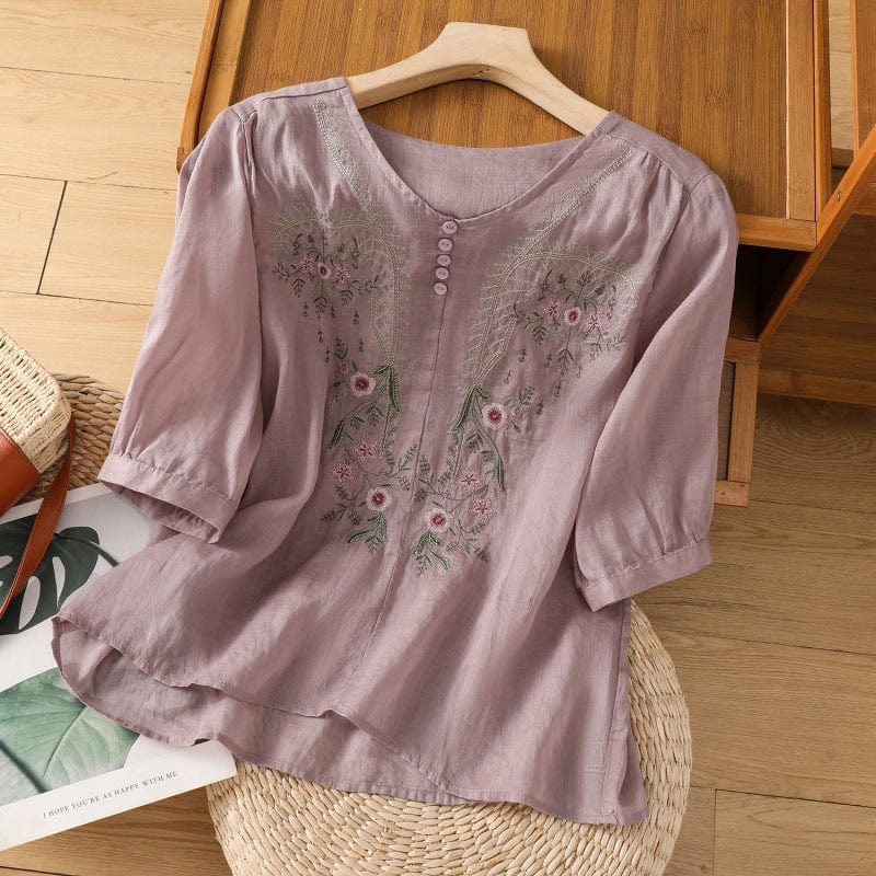 Tamsina Embroidered Relaxed Blouse