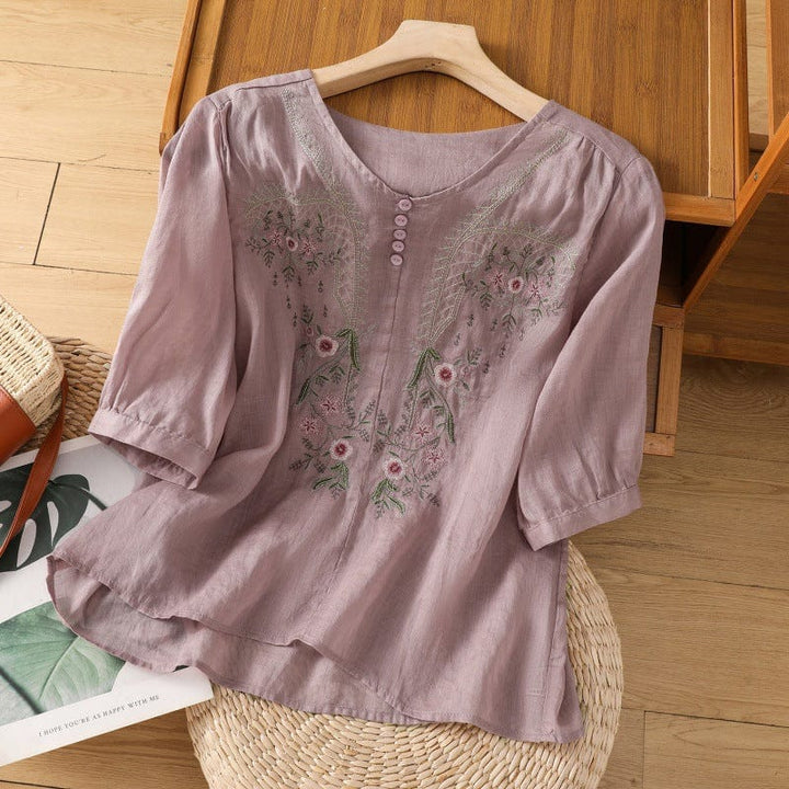 Tamsina Embroidered Relaxed Blouse