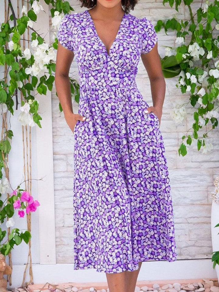 Fienna Button Front Midi Dress