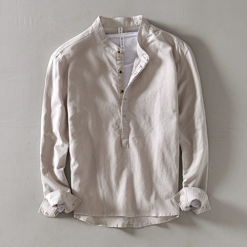 Lario Mandarin Collar Shirt