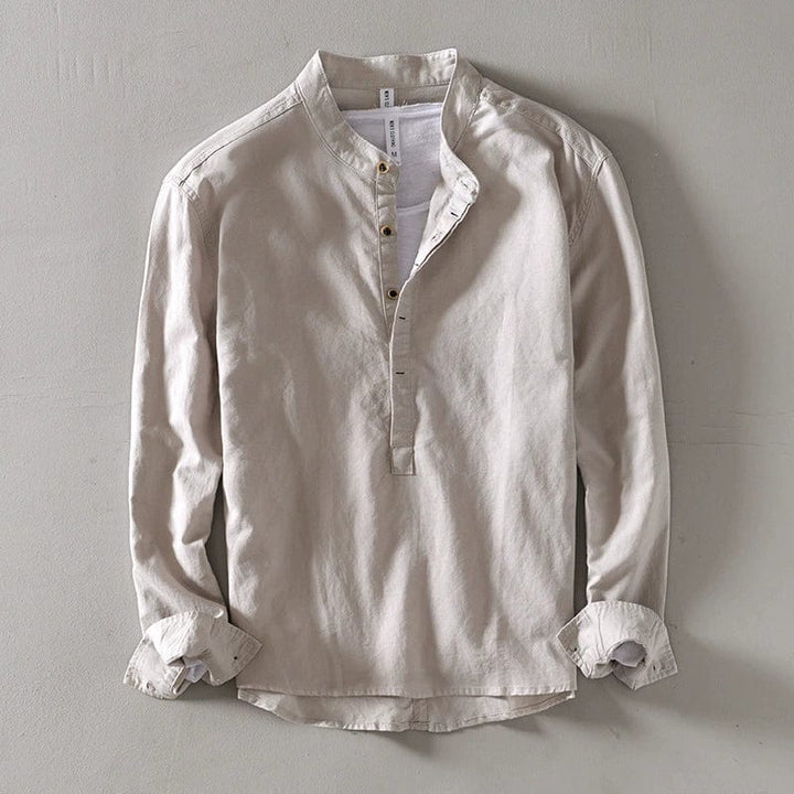 Lario Mandarin Collar Shirt