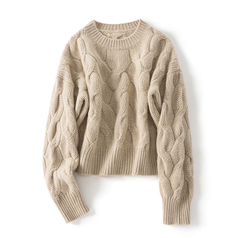 Celeste Cable Cashmere Sweater