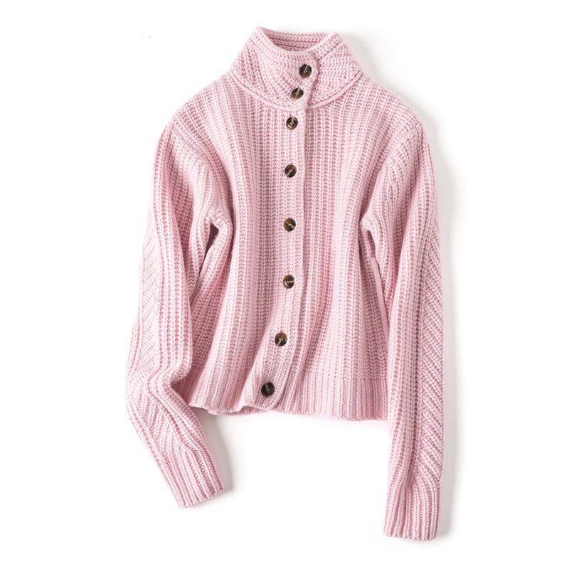 Vivienne Buttoned Cashmere Knit