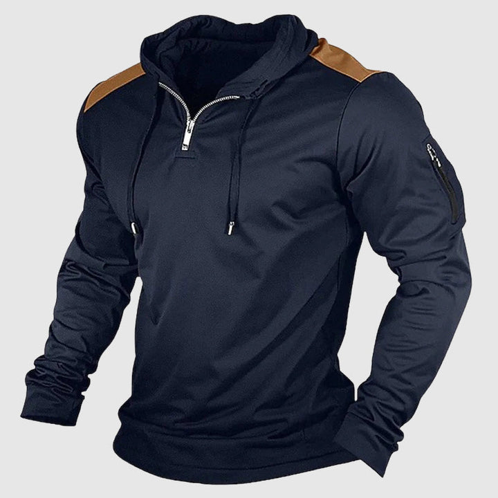 Outdoor Streetwear Zip-Up Men’s Casual Hoodie