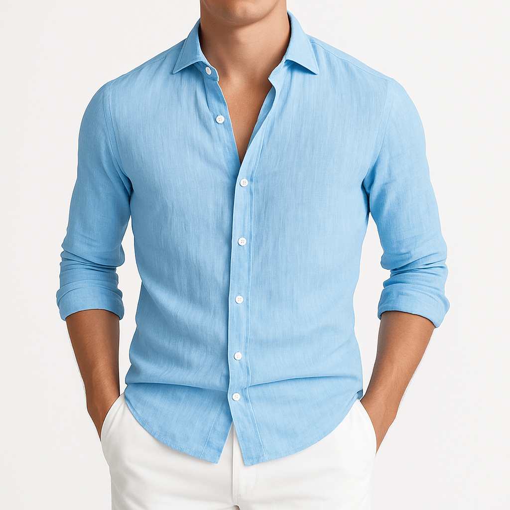 Haven Hills Lightweight Long Sleeve Shirt with Roll Up Sleeves
