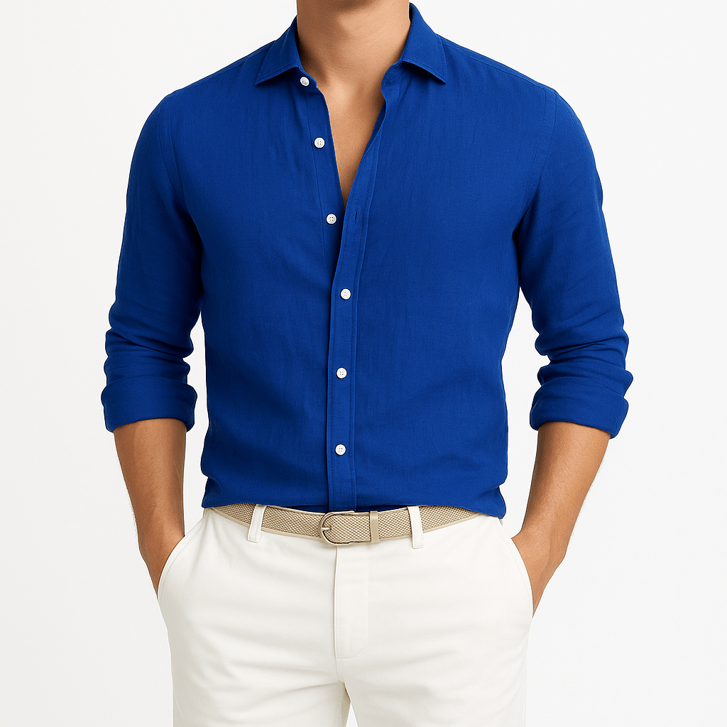 Haven Hills Lightweight Long Sleeve Shirt with Roll Up Sleeves
