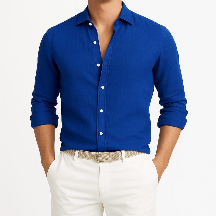 Haven Hills Lightweight Long Sleeve Shirt with Roll Up Sleeves