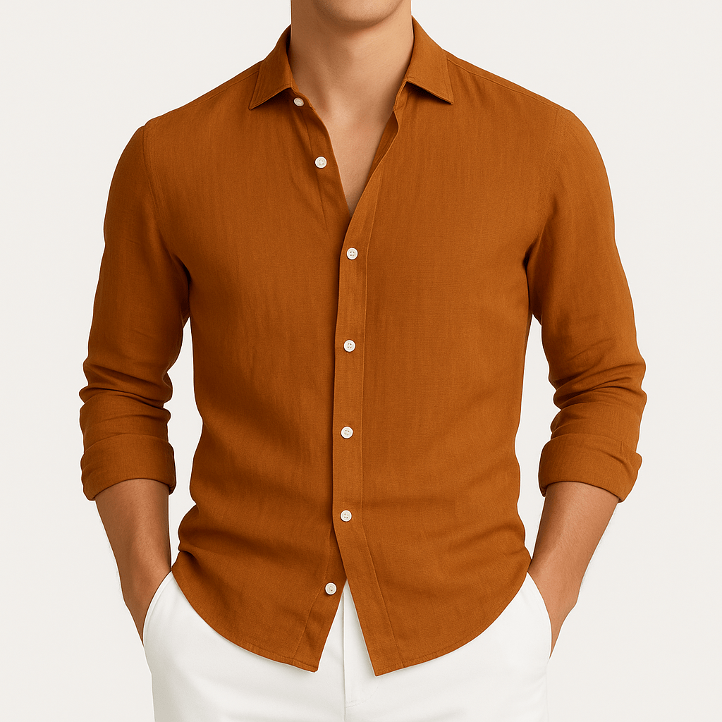 Haven Hills Lightweight Long Sleeve Shirt with Roll Up Sleeves