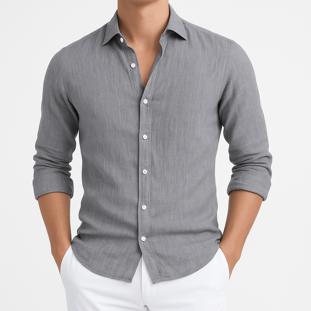 Haven Hills Lightweight Long Sleeve Shirt with Roll Up Sleeves