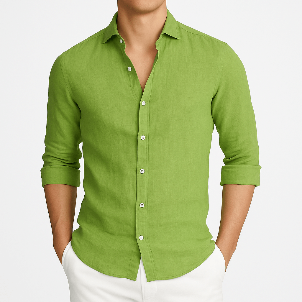 Haven Hills Lightweight Long Sleeve Shirt with Roll Up Sleeves