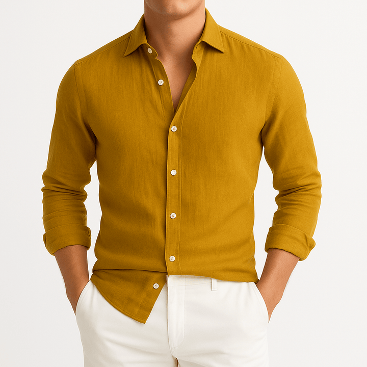 Haven Hills Lightweight Long Sleeve Shirt with Roll Up Sleeves