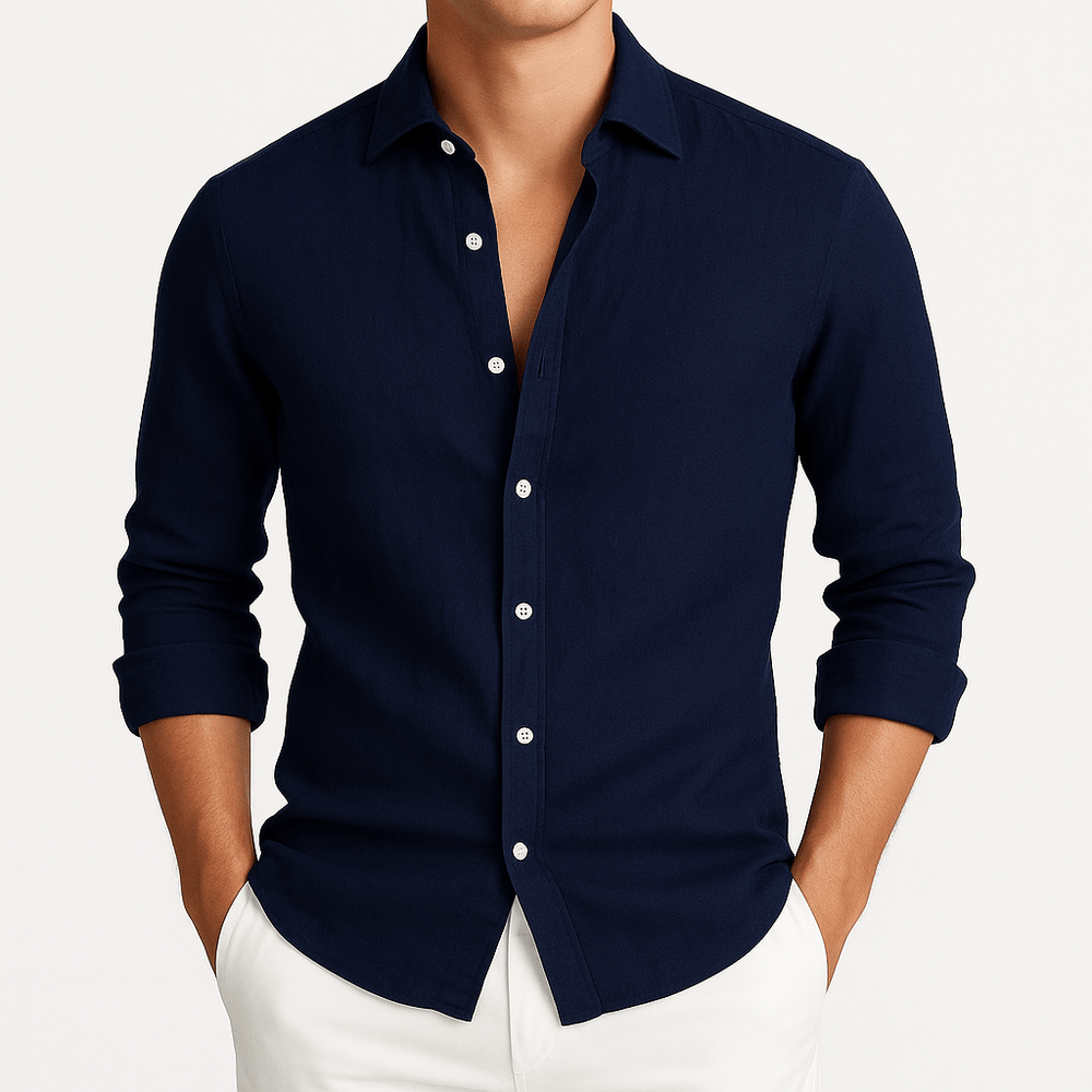 Haven Hills Lightweight Long Sleeve Shirt with Roll Up Sleeves