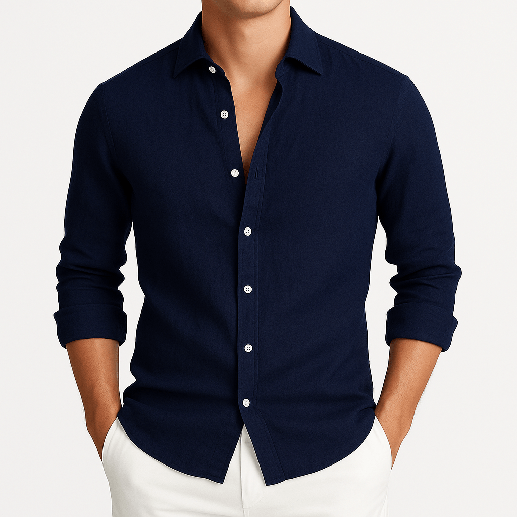Haven Hills Lightweight Long Sleeve Shirt with Roll Up Sleeves