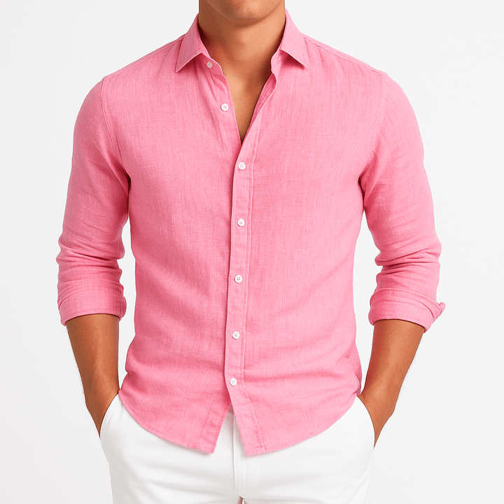 Haven Hills Lightweight Long Sleeve Shirt with Roll Up Sleeves